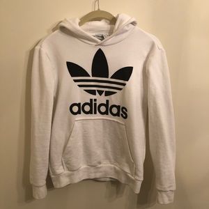 White Adidas Hoodie
